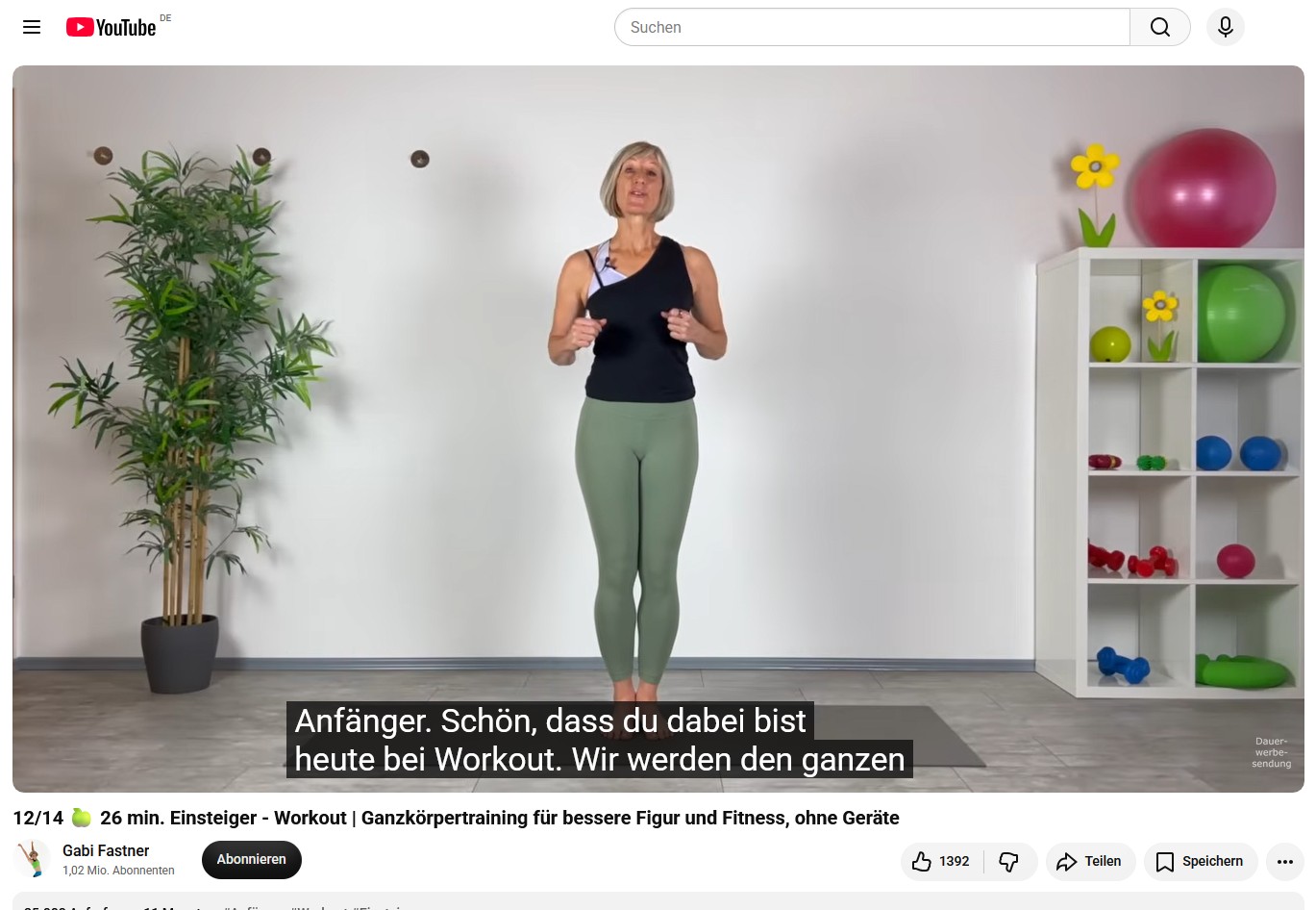 Anfänger Video 1