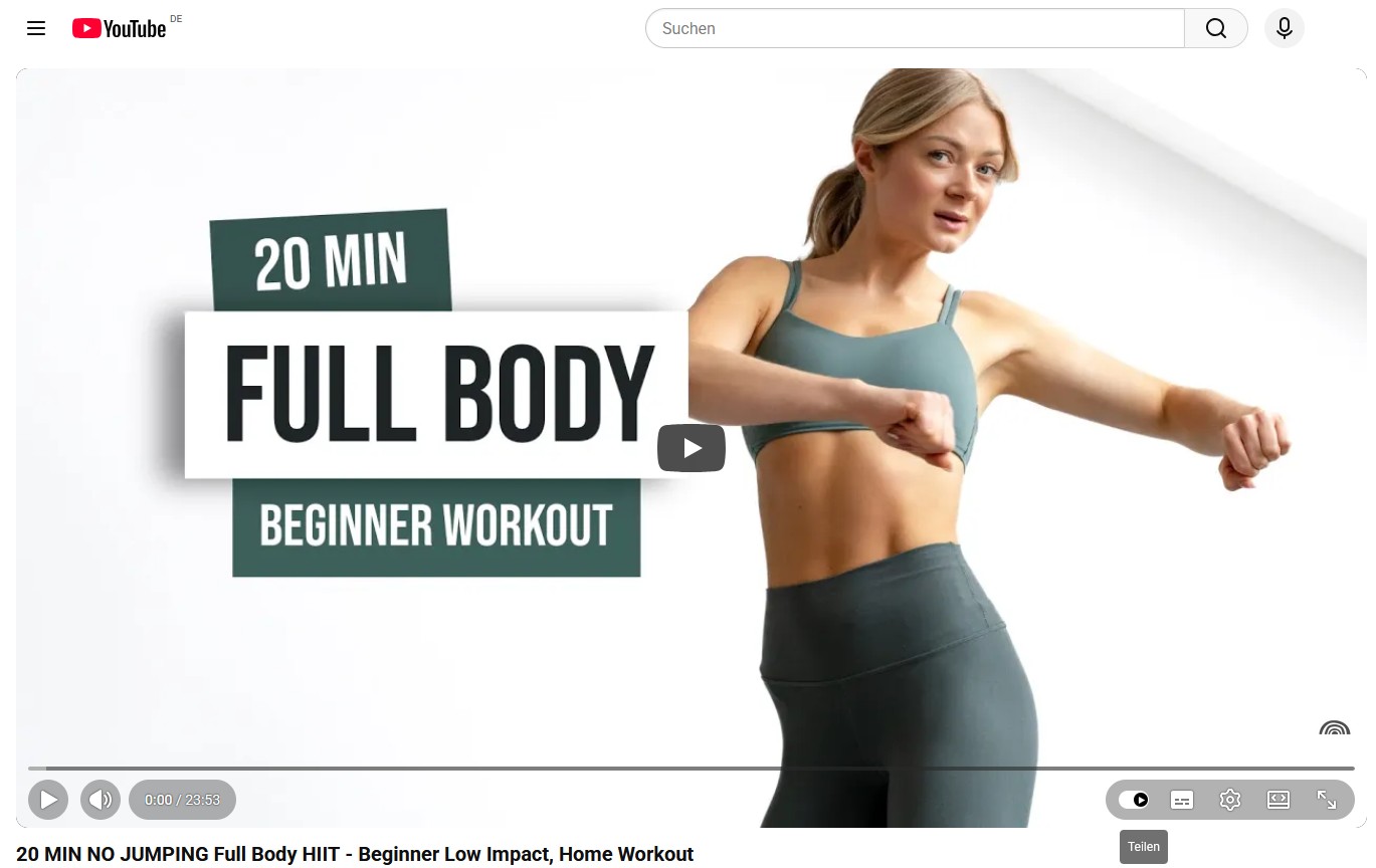 20 MIN NO JUMPING Full Body HIIT - Beginner Low Impact, Home Workout 