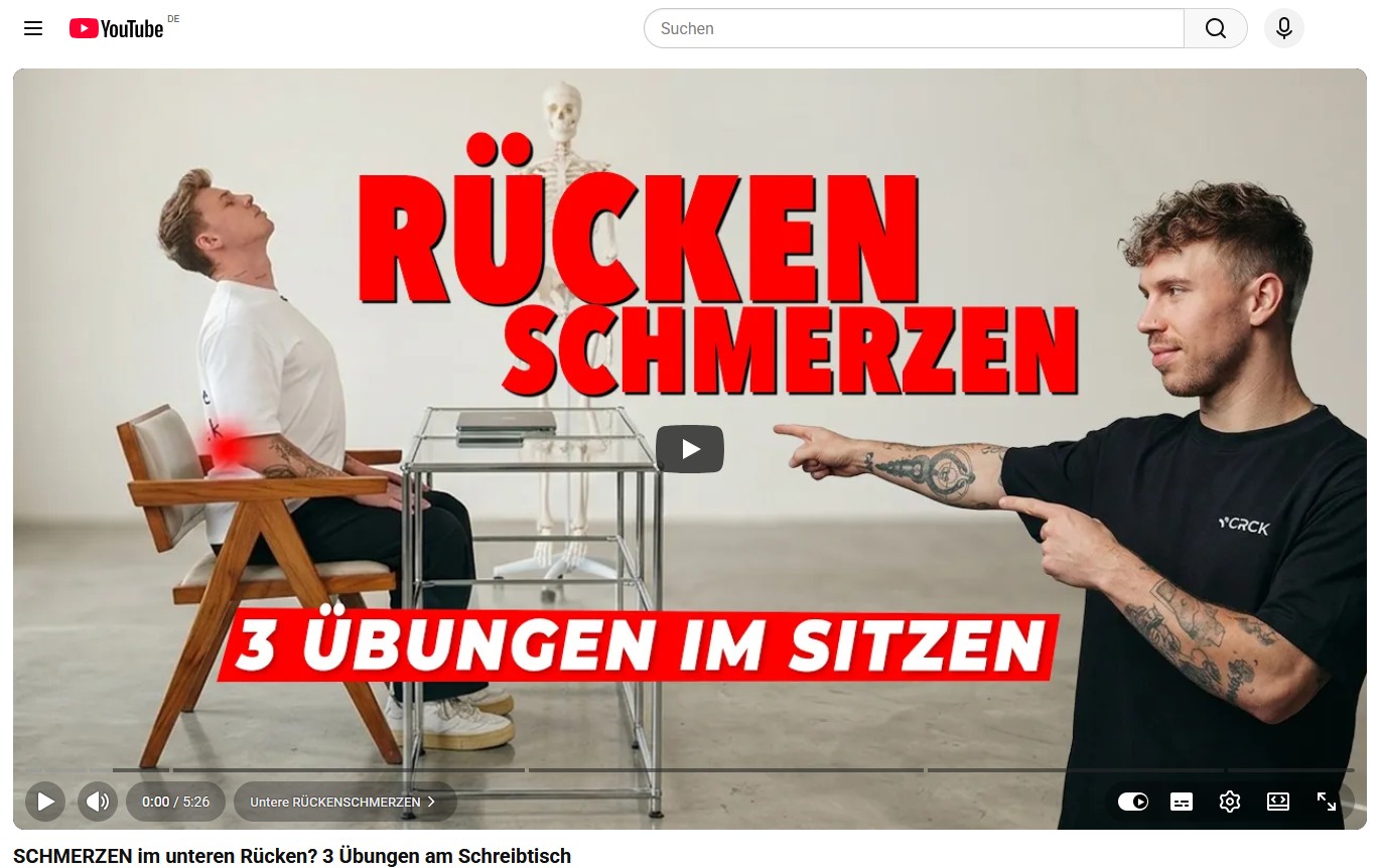 Übungen im Berufsalltag Video 1